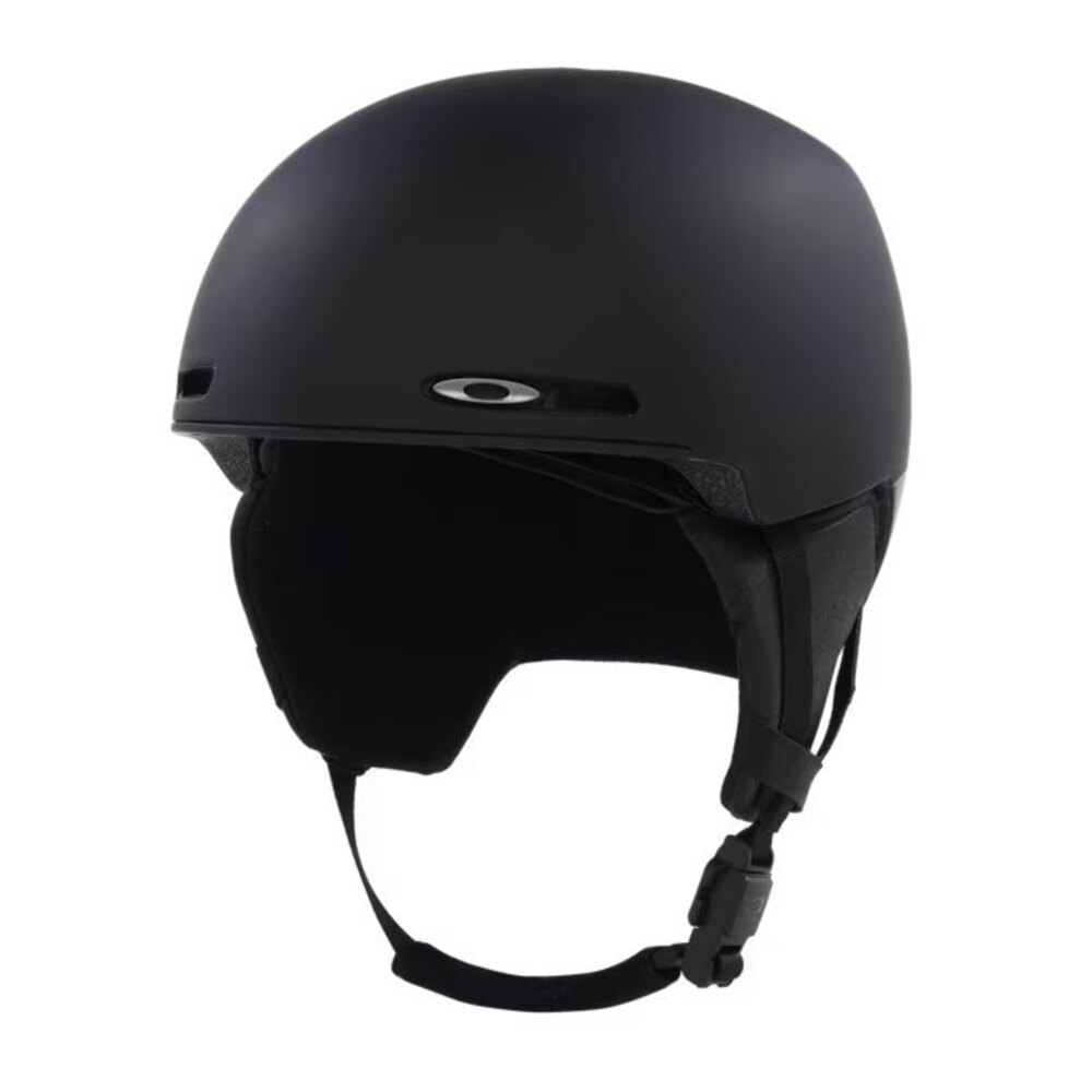 Casco da sci Oakley MOD1 Matte Black/Gloss Black visto di tre quarti